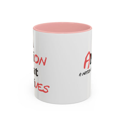 accented ceramic mug