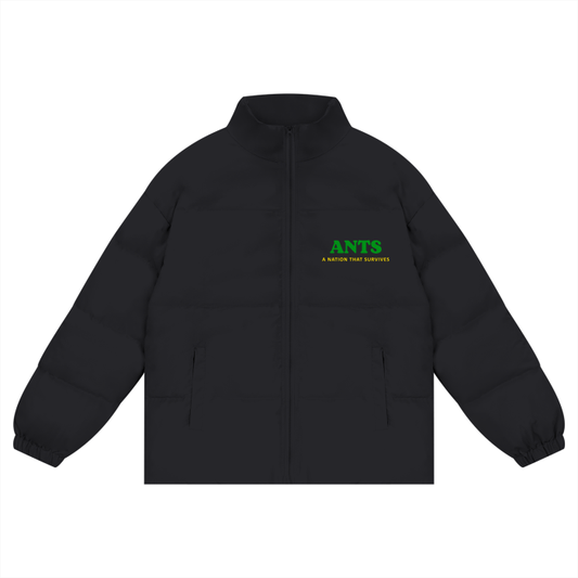 A Nation that Survives- Unisex Zipper Puffer Coat