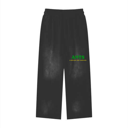 effortless athleisure pure cotton handcrafted loose fit sweatpants